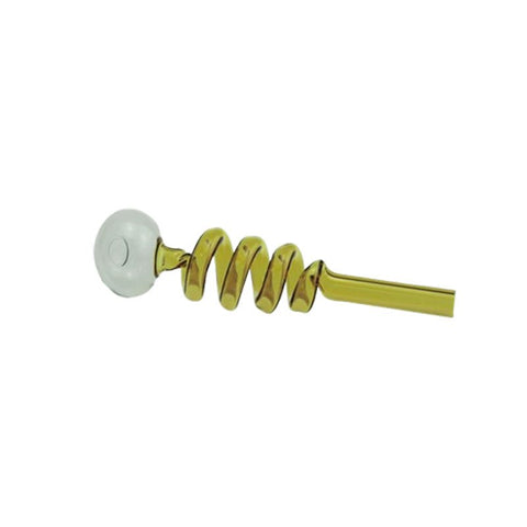 6″ Scrawl Glass Bubble Pipe