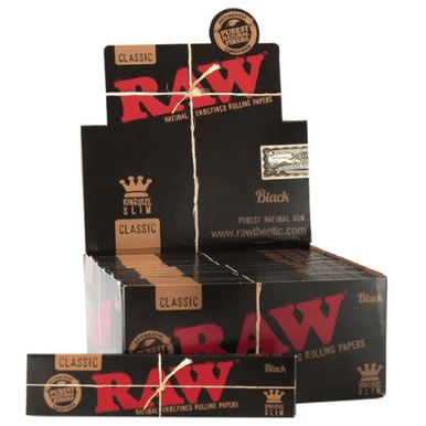 Black KS Slim Rolling Papers