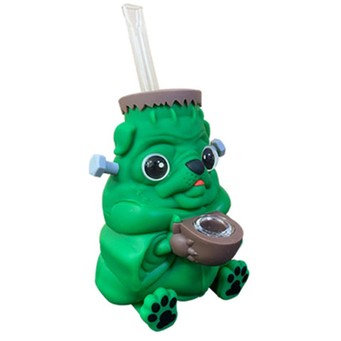 6″ Franken Puppy Silicone Bong