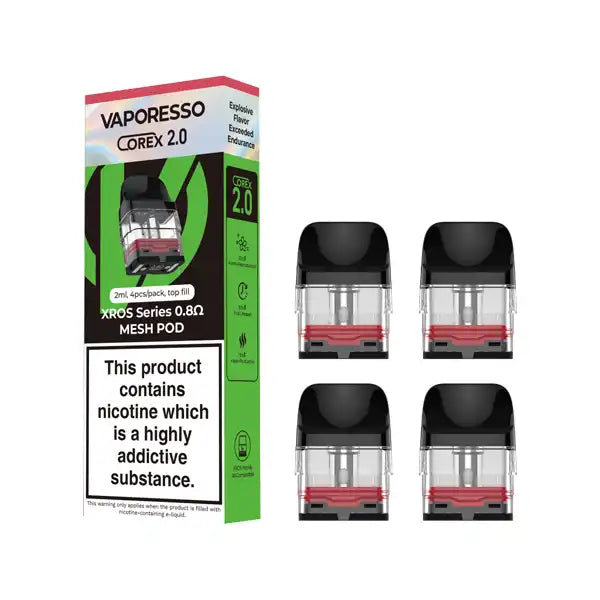 elf bar vape uk Pods Amazon Vaporesso XROS Replacement Pods (4-Pack) | 2ml Capacity