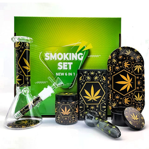 Licensed 6 in 1 Smoking Gift Set