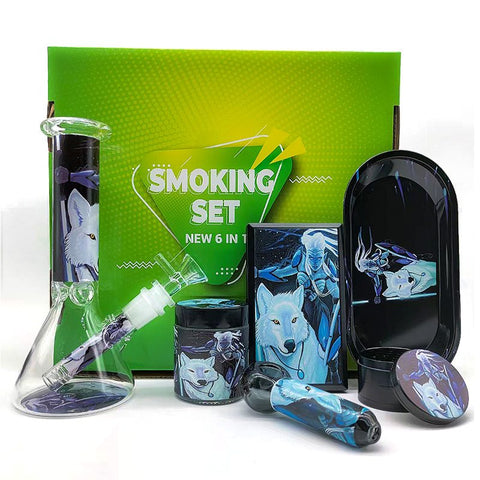 Licensed 6 in 1 Smoking Gift Set