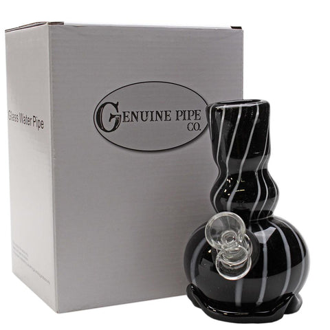 Premium Soft-Glass Bong 6" Heavy Bubble Base