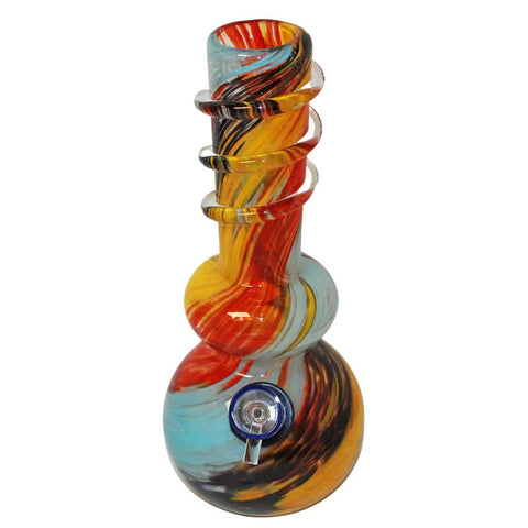 Premium Softglass Genuine Pipe Co Bong 10" Double Bubble Base