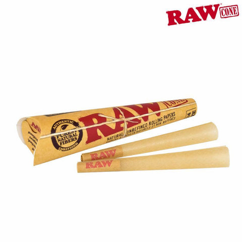 RAW Organic Hemp 1 1/4 Cones 6pk