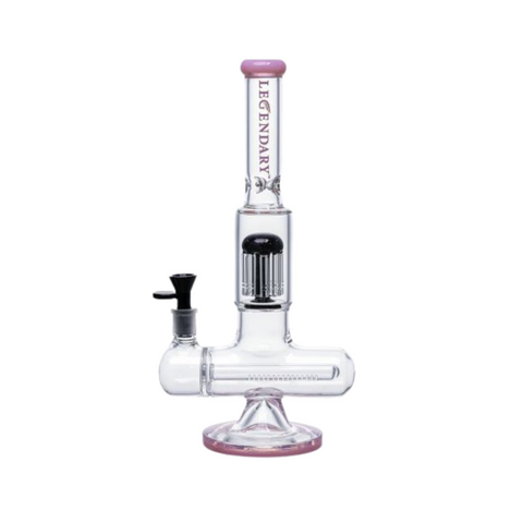 13" Legendary Inline With Tree Perc Glass Bong