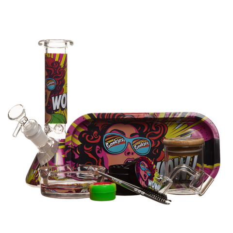 8" Fancy Glass Bong Kit. www.metrovapeshop.ca