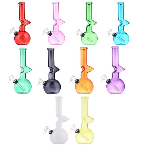 8″ Glass Bong Color Percolator – Assorted