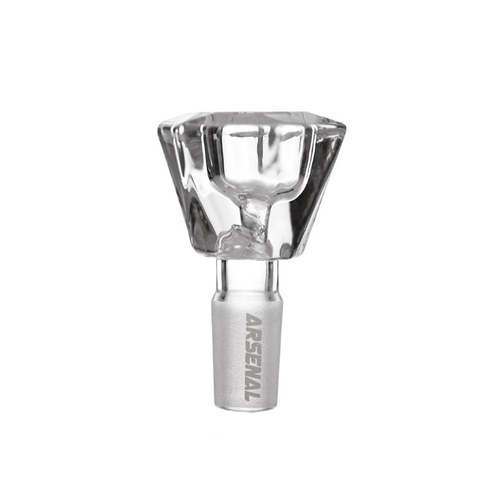 Arsenal Diamond Cut Glass Bowl 18mm