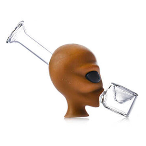 5″ Alien Head Silicone Pipe