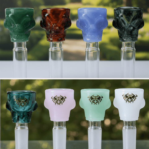 Xtreme 14mm Skull Shape Glass Bowl Display