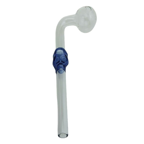 5.5″ Glass Bubble Pipe with Skull