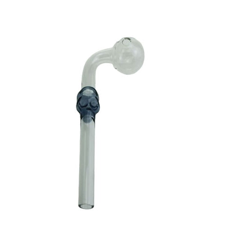 5.5″ Glass Bubble Pipe with Skull