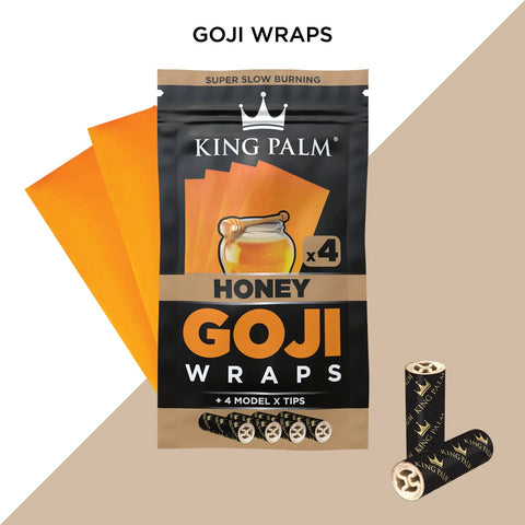 King Palm Goji Wraps 4pk, Honey
