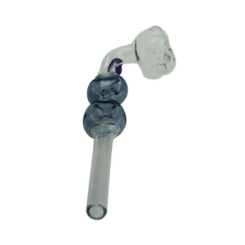 6″ Glass Bubble Pipe with Skull