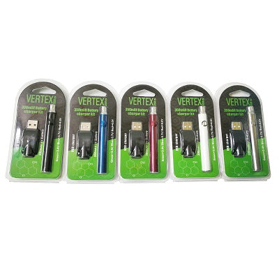 Vertex Adjustable 510 Mod with USB Charger, 350 mAh