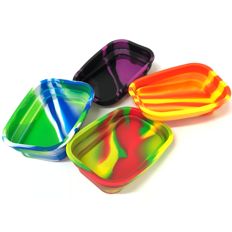 Foldable Silicone Rolling Tray, 145 x 200 mm, Random Colour