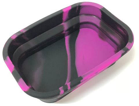 Foldable Silicone Rolling Tray, 145 x 200 mm, Random Colour
