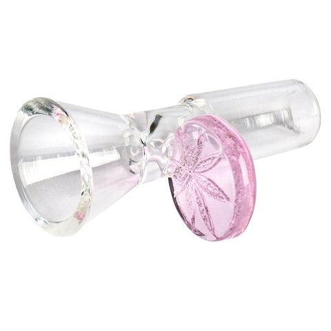 Red Eye Glass Cone Pull-Out with Leaf Handle Bowl, 14 mm