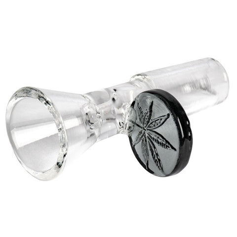 Red Eye Glass Cone Pull-Out with Leaf Handle Bowl, 14 mm