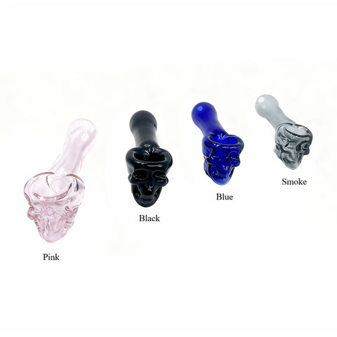 4” Skull Glass Pipe