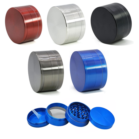 Aluminum Grinder, 40 mm x 38 mm, 4 parts