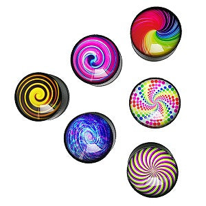 Psychadelik Grinders, 52 x 38 mm, 3 parts