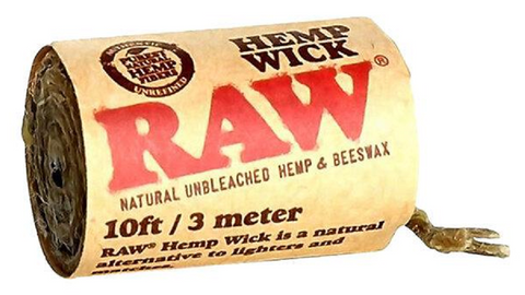 RAW Hemp Wick 10 ft. www.metrovapeshop.ca