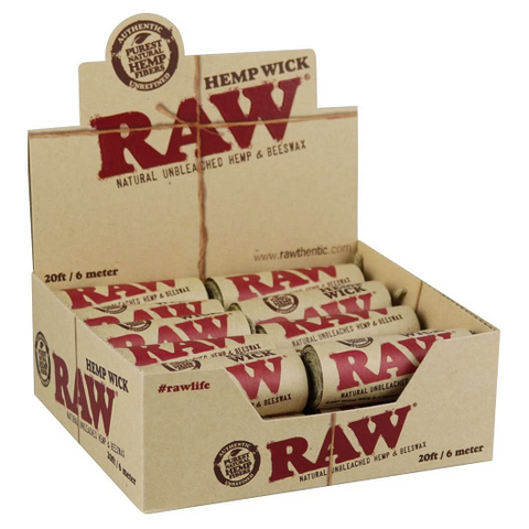 RAW Hemp Wick 20 ft. www.metrovapeshop.ca
