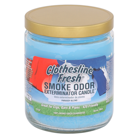 Smoke Odor Exterminator Candle, Clothesline Fresh