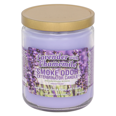 Smoke Odor Exterminator Candle, Lavender With Chamomile