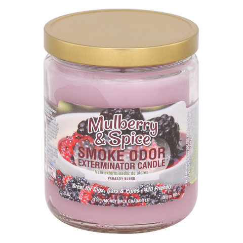 Smoke Odor Exterminator Candle, Mulberry & Spice