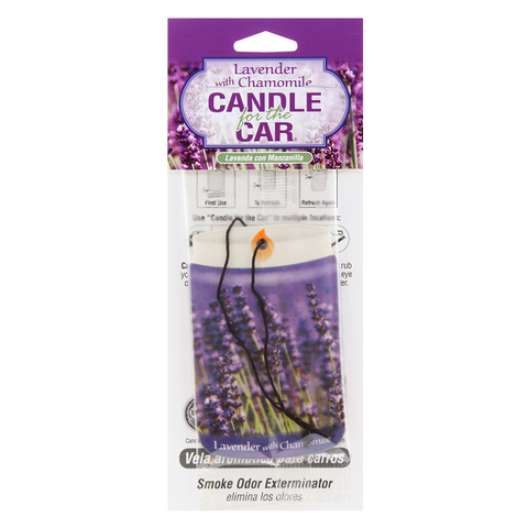Smoke Odor Exterminator Car Hanger, Lavender With Chamomile