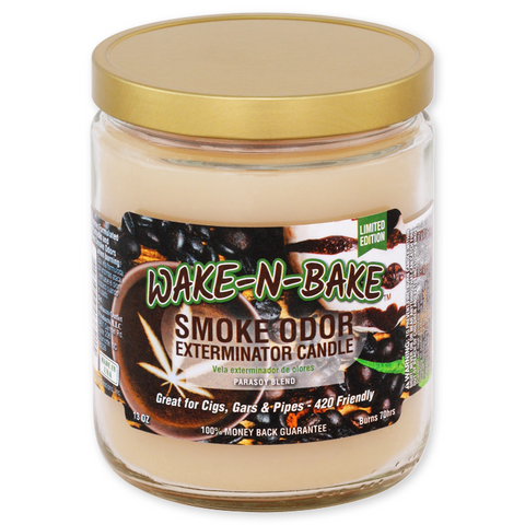 Smoke Odor Exterminator Limited Edition Candle, Wake-N-Bake