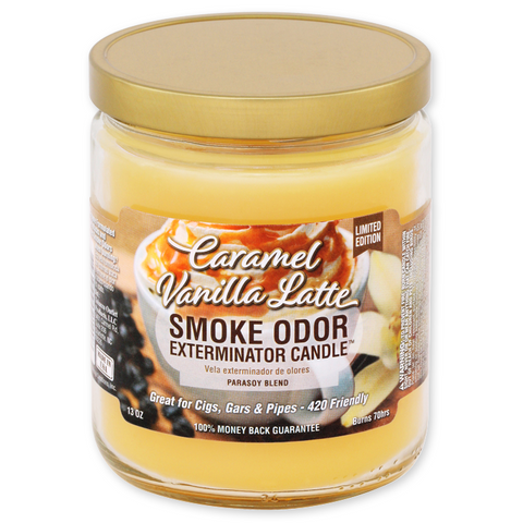 Smoke Odor Exterminator Limited Edition Candle, Caramel Vanilla Latte