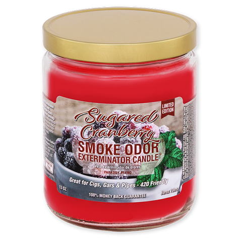 Smoke Odor Exterminator Limited Edition Candle, Sugared Cranberry
