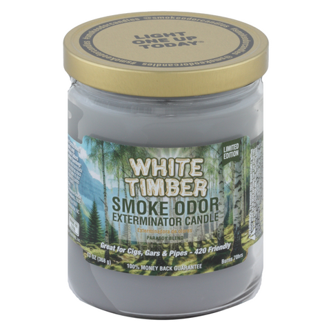 Smoke Odor Exterminator Limited Edition Candle, White Timber