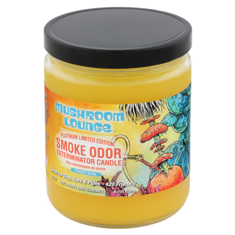 Smoke Odor Exterminator Platinum Limited Edition Candle, Mushroom Lounge
