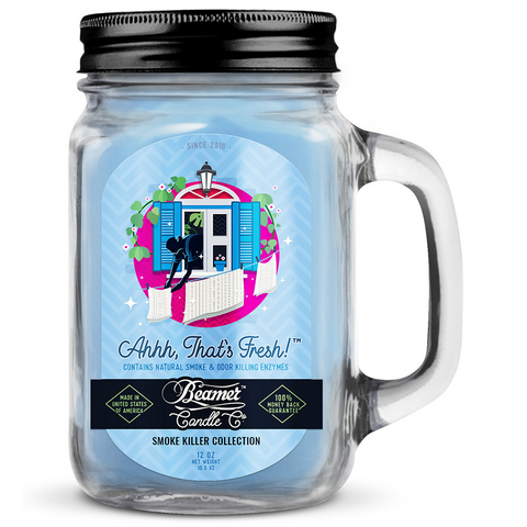 Beamer Smoke Killer Candle, AHHH, That’s Fresh!, 12 oz www.metrovapeshop.ca