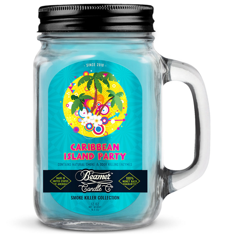 Beamer Smoke Killer Candle, Caribbean Island Party, 12 oz www.metrovapeshop.ca