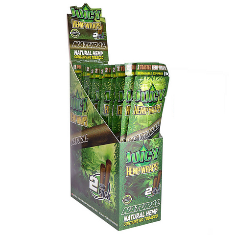 Juicy Jay’s 105 mm Hemp Wraps 2pk Natural