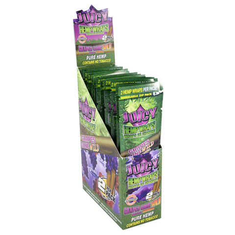 Juicy Jay’s 105 mm Hemp Wraps 2pk Grapes Gone Wild