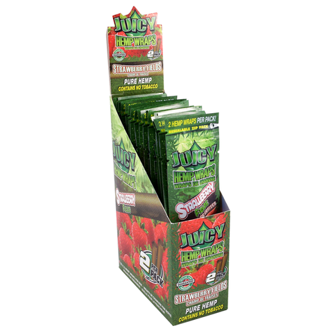 Juicy Jay’s 105 mm Hemp Wraps 2pk Strawberry