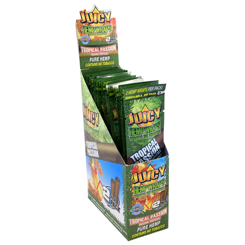 Juicy Jay’s 105 mm Hemp Wraps 2pk Tropical Passion