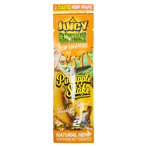 Juicy Jay’s 105 mm Terp Hemp Wraps 2pk Pineapple Shake