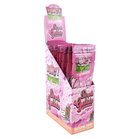 Juicy Jay’s 105 mm Terp Hemp Wraps 2pk Purple Gelato