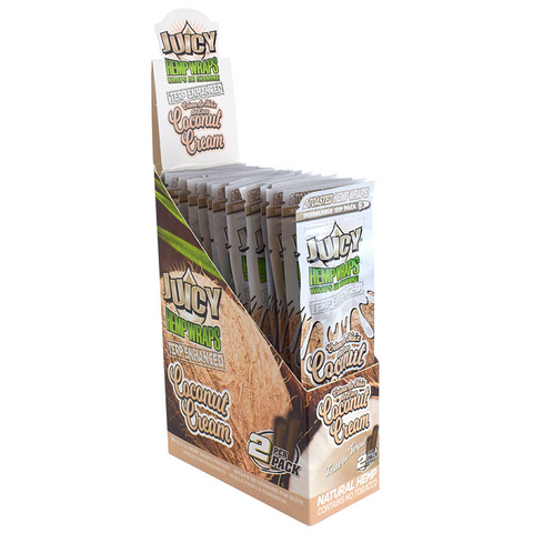 Juicy Jay’s 105 mm Terp Hemp Wraps 2pk Coconut Cream