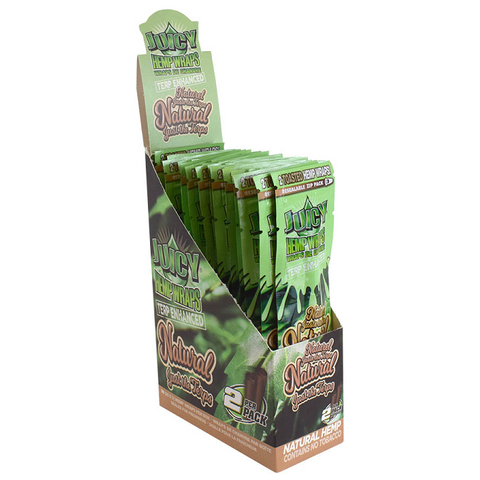 Juicy Jay’s 105 mm Terp Hemp Wraps 2pk Natural