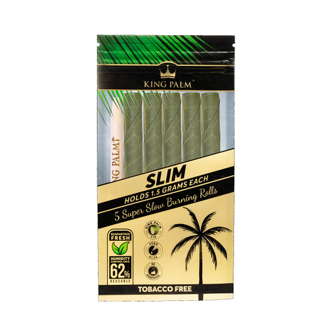 King Palm Slim Cones 5pk with Boveda

