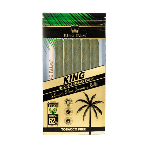 King Palm King Cones 5pk with Boveda
